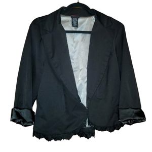 Torrid Womens Cropped Black Blazer 2x